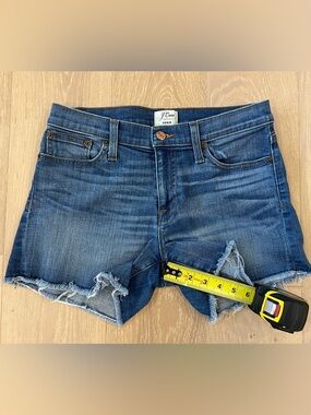 J. Crew Blue Denim Cutoff Jean Shorts
